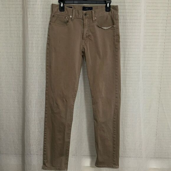 Lucky Brand Tan 30 x 32 121 Heritage Slim Khaki Chinos - Picture 1 of 15